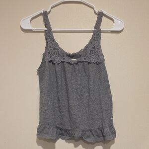 Abercrombie & Fitch Gray Lace Camisole